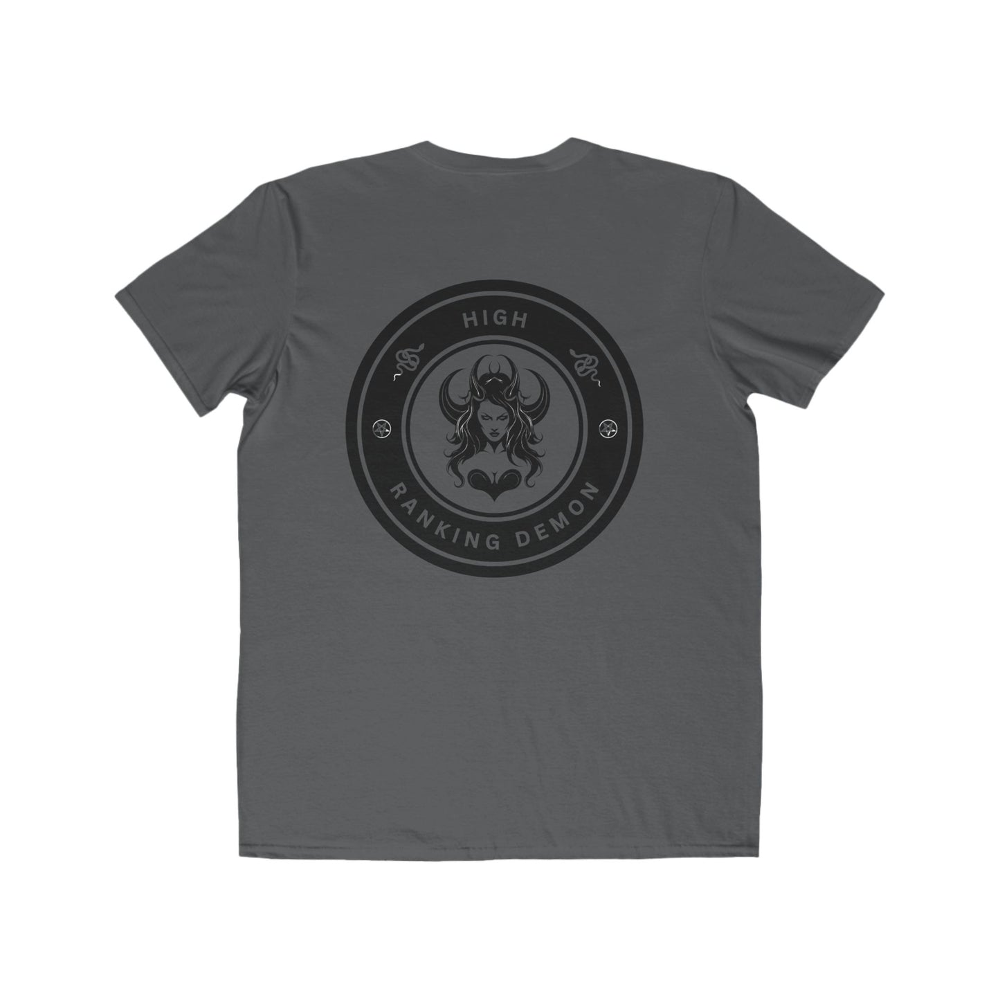 Men's High Ranking Demon Design, Casual Wear, Unique Gift for Geek Culture, Trendy Outfit, Statement Shirt