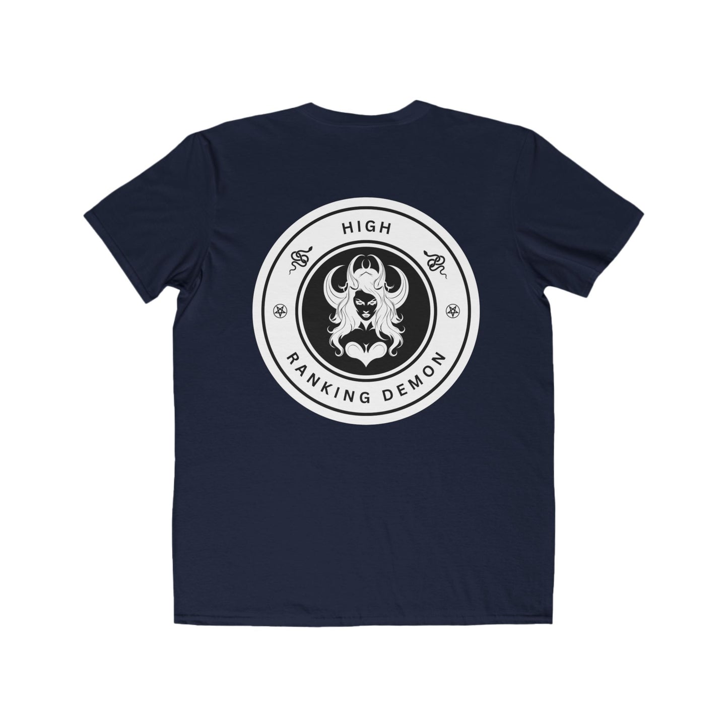 Men's High Ranking Demon Design, Casual Wear, Unique Gift for Geek Culture, Trendy Outfit, Statement Shirt
