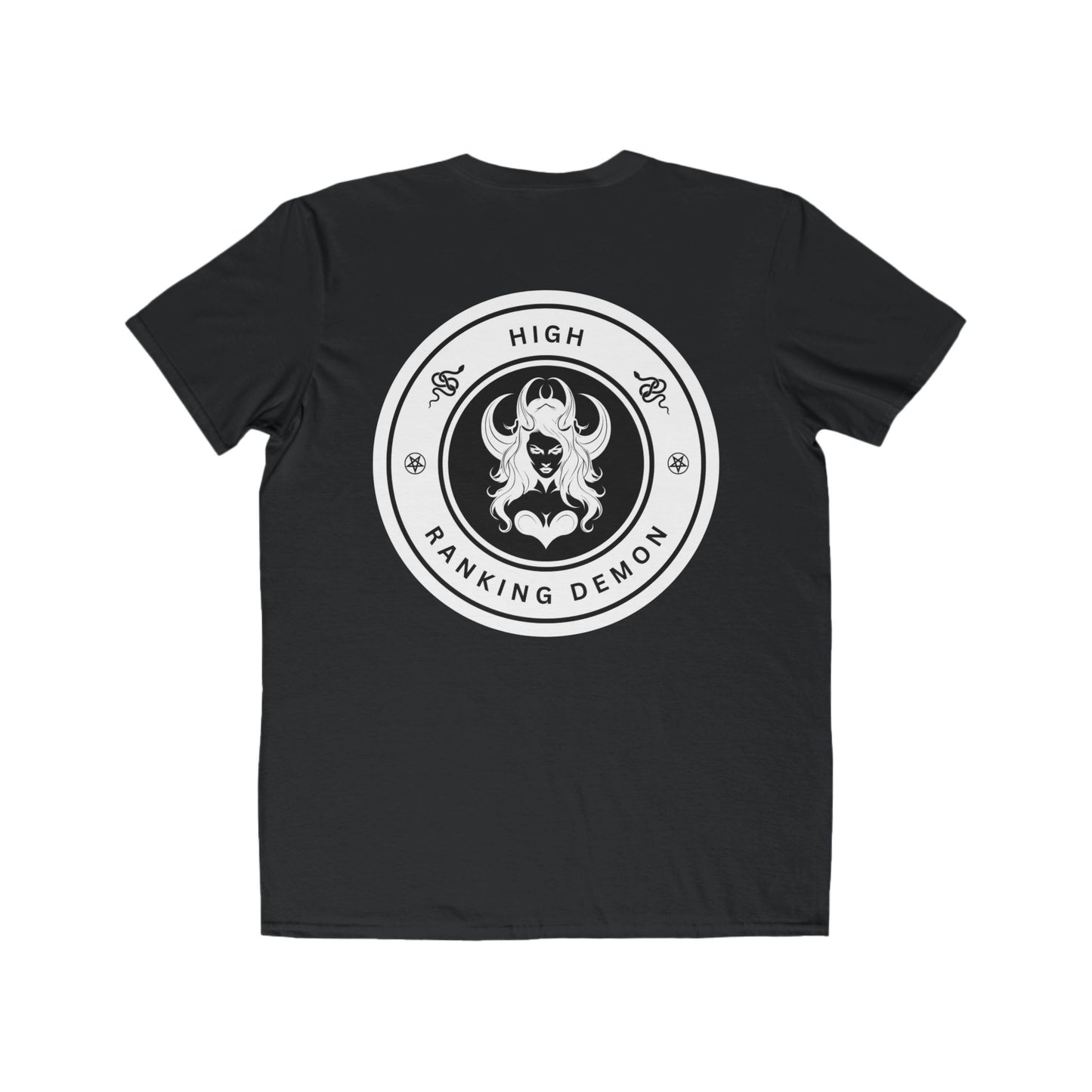 Men's High Ranking Demon Design, Casual Wear, Unique Gift for Geek Culture, Trendy Outfit, Statement Shirt
