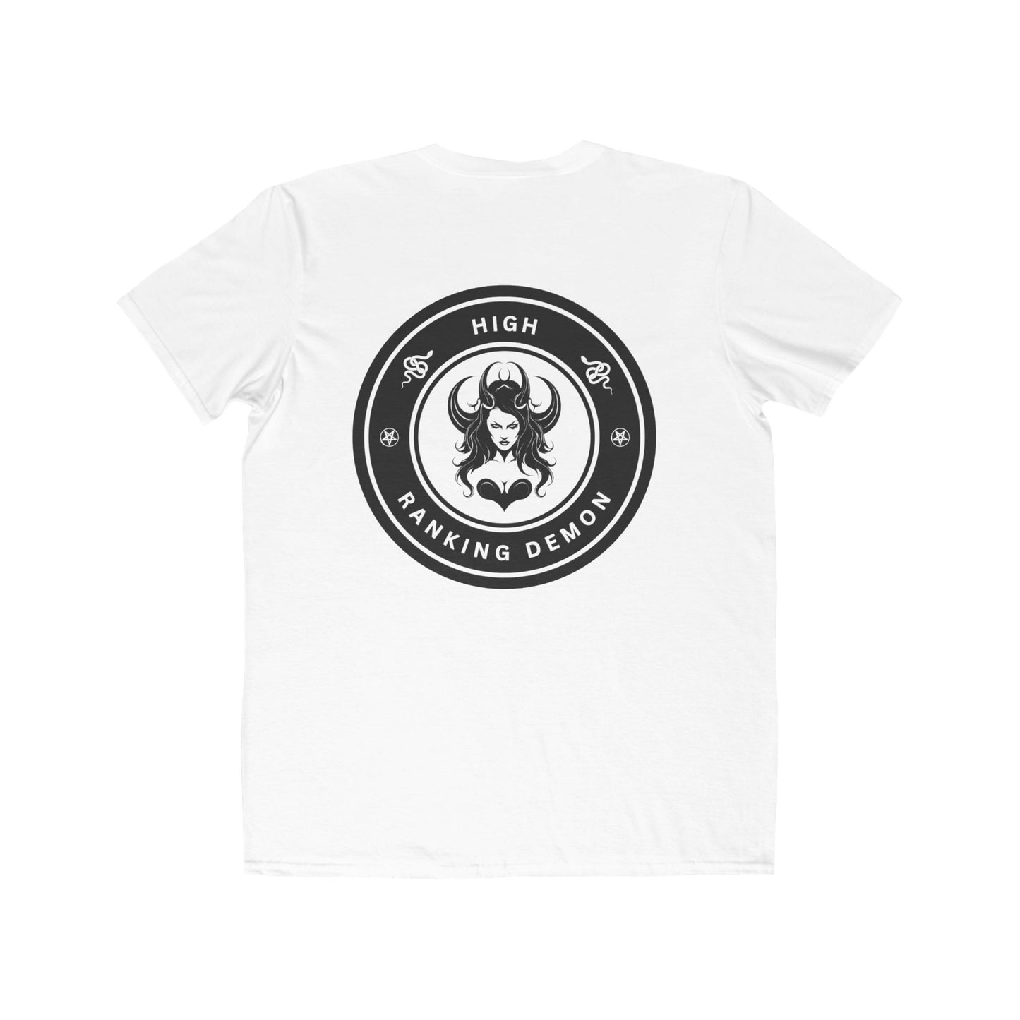 Men's High Ranking Demon Design, Casual Wear, Unique Gift for Geek Culture, Trendy Outfit, Statement Shirt