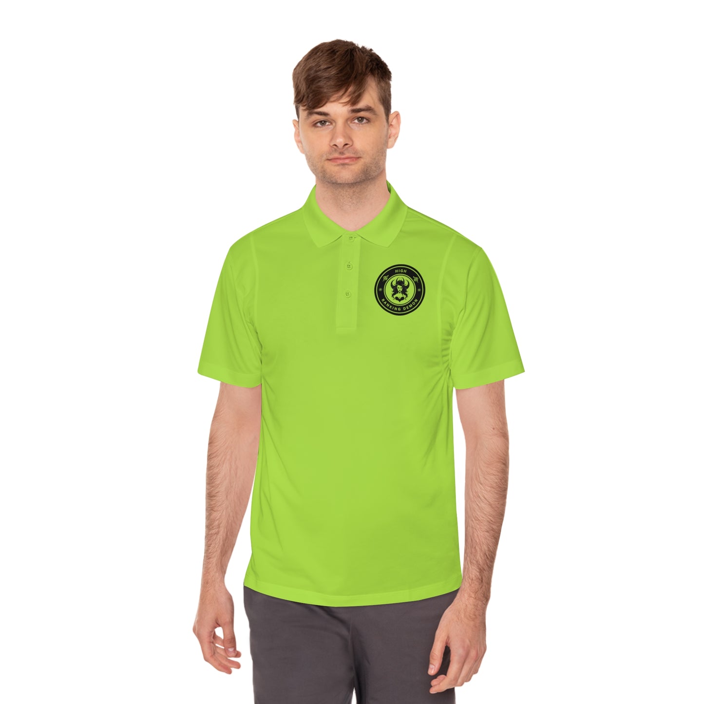 High Ranking Demon Design - Men's Sport Polo Shirt