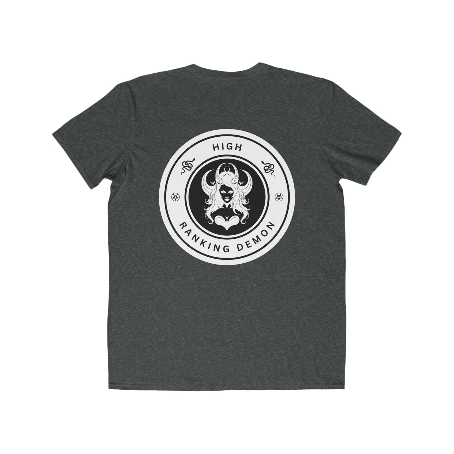 Men's High Ranking Demon Design, Casual Wear, Unique Gift for Geek Culture, Trendy Outfit, Statement Shirt