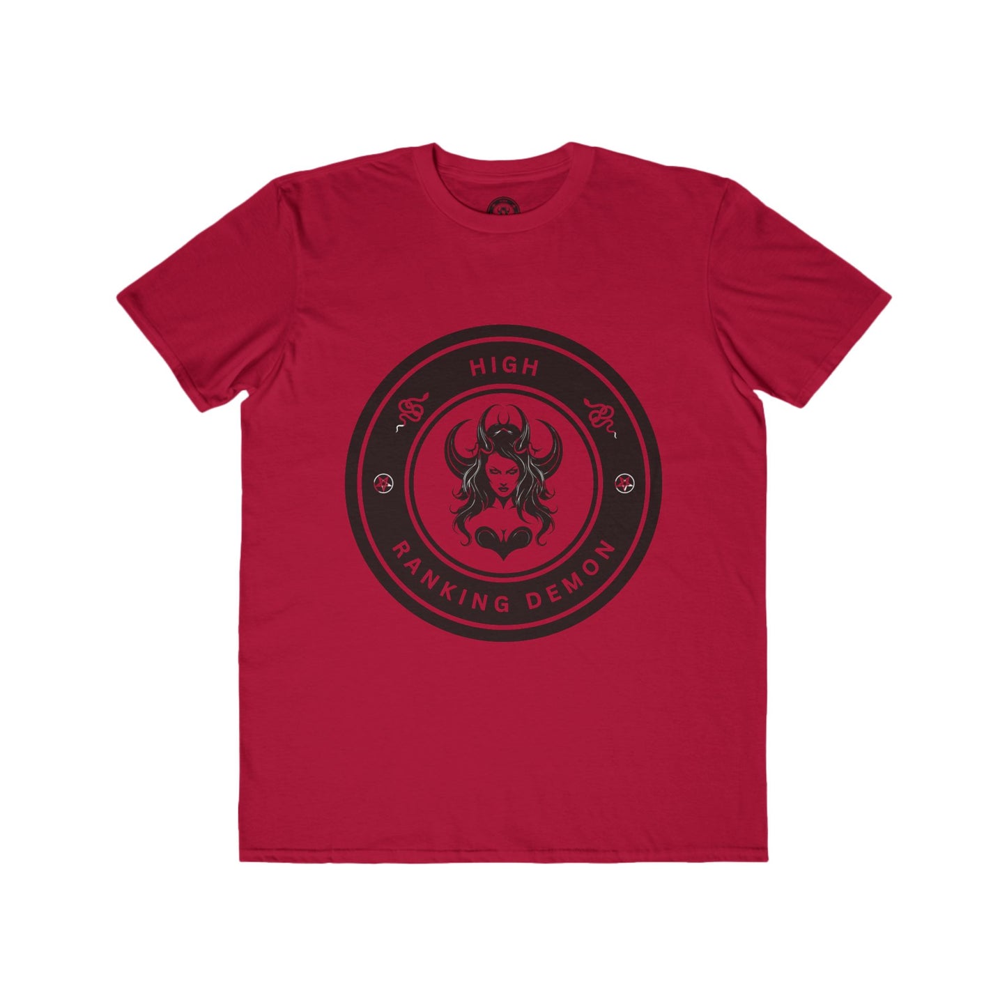 Men's High Ranking Demon Design, Casual Wear, Unique Gift for Geek Culture, Trendy Outfit, Statement Shirt