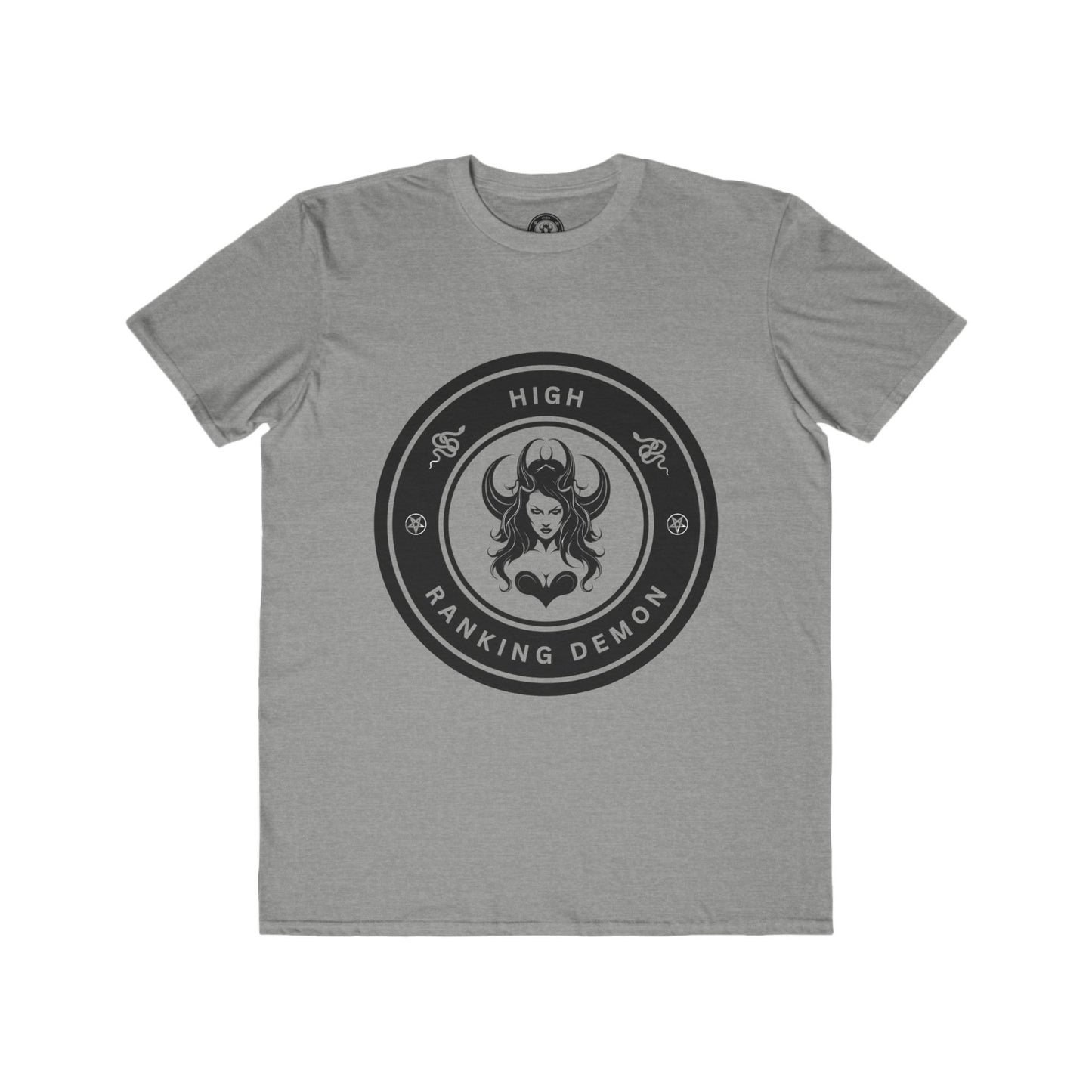 Men's High Ranking Demon Design, Casual Wear, Unique Gift for Geek Culture, Trendy Outfit, Statement Shirt