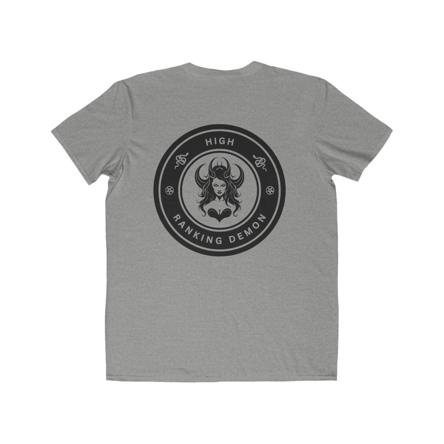 Men's High Ranking Demon Design, Casual Wear, Unique Gift for Geek Culture, Trendy Outfit, Statement Shirt