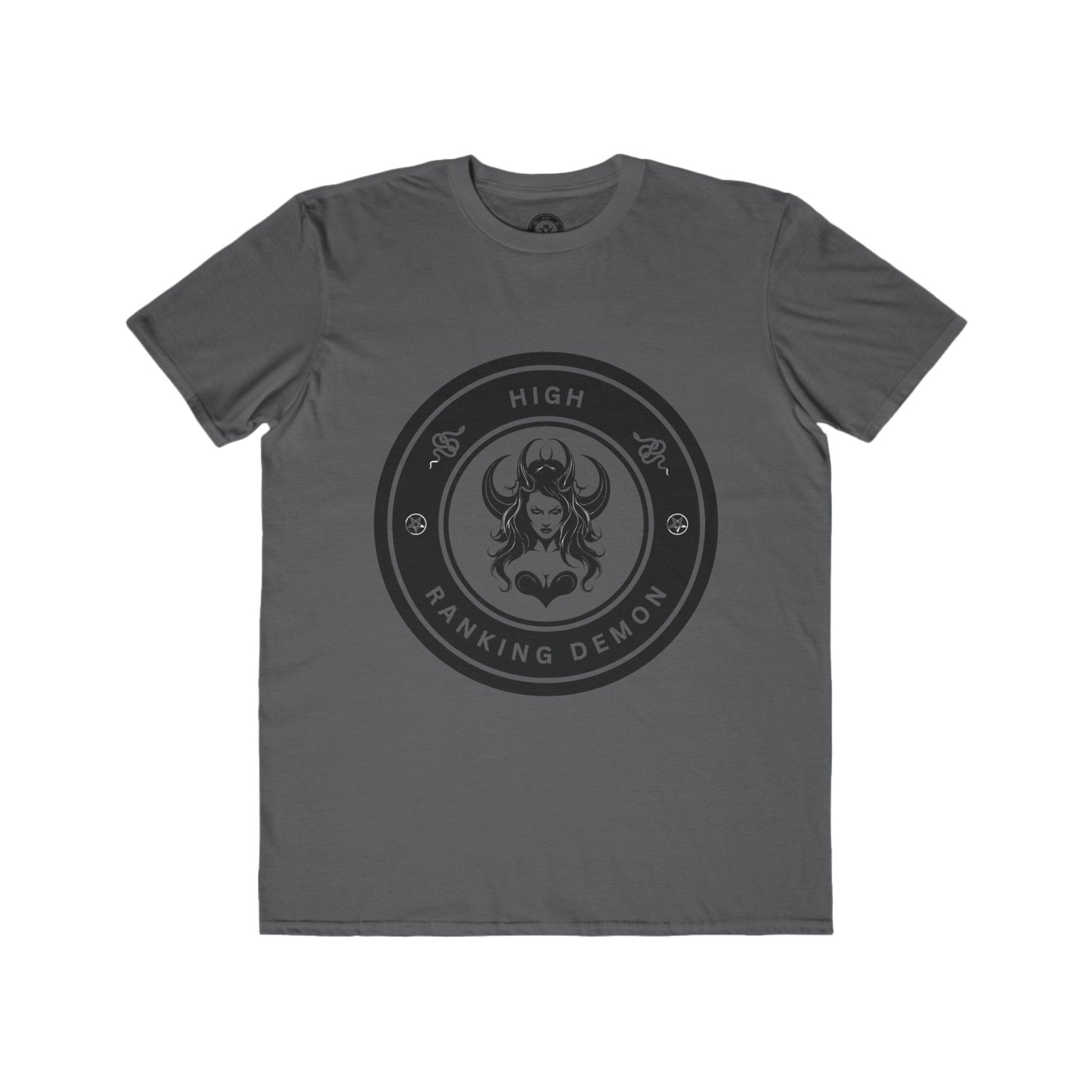 Men's High Ranking Demon Design, Casual Wear, Unique Gift for Geek Culture, Trendy Outfit, Statement Shirt