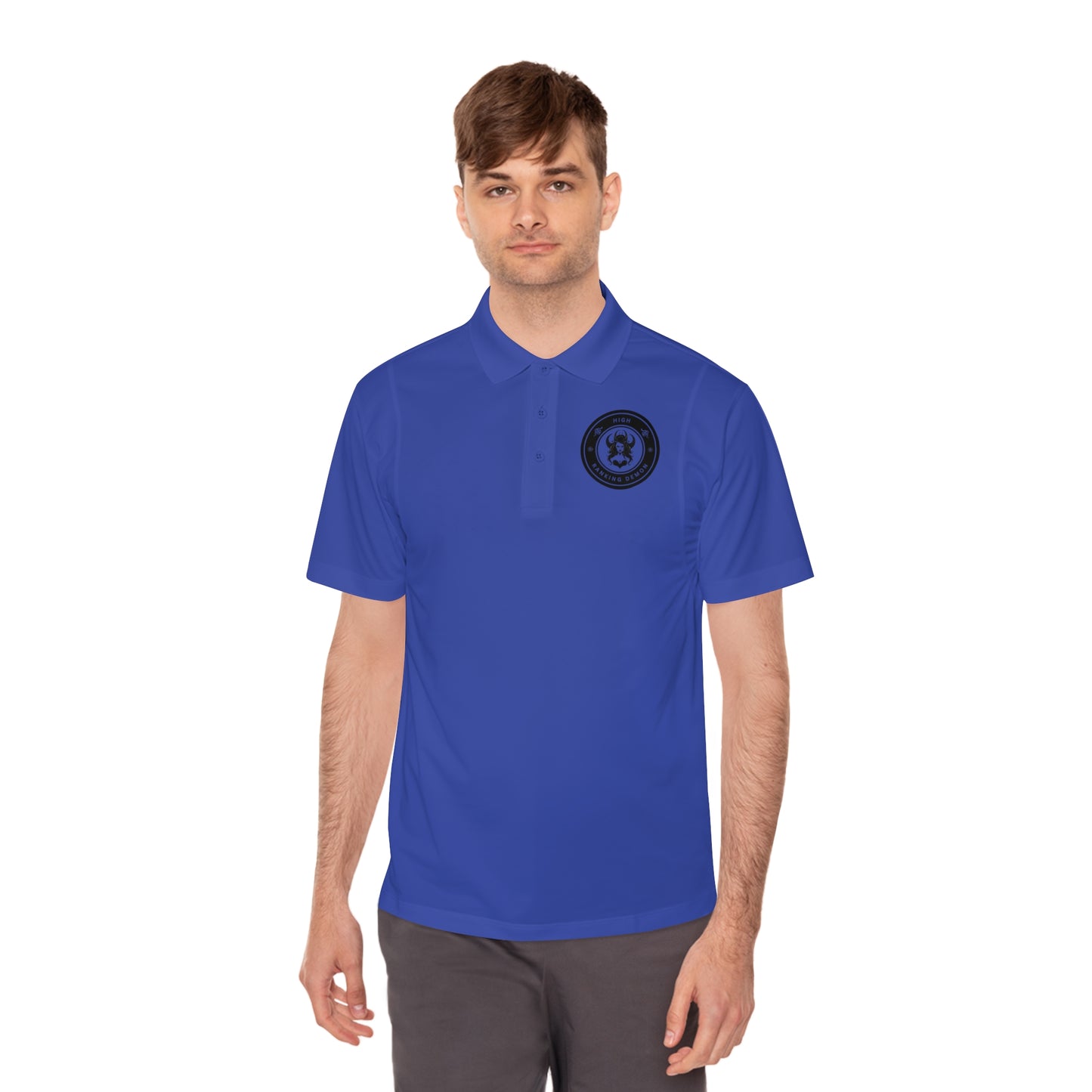 High Ranking Demon Design - Men's Sport Polo Shirt