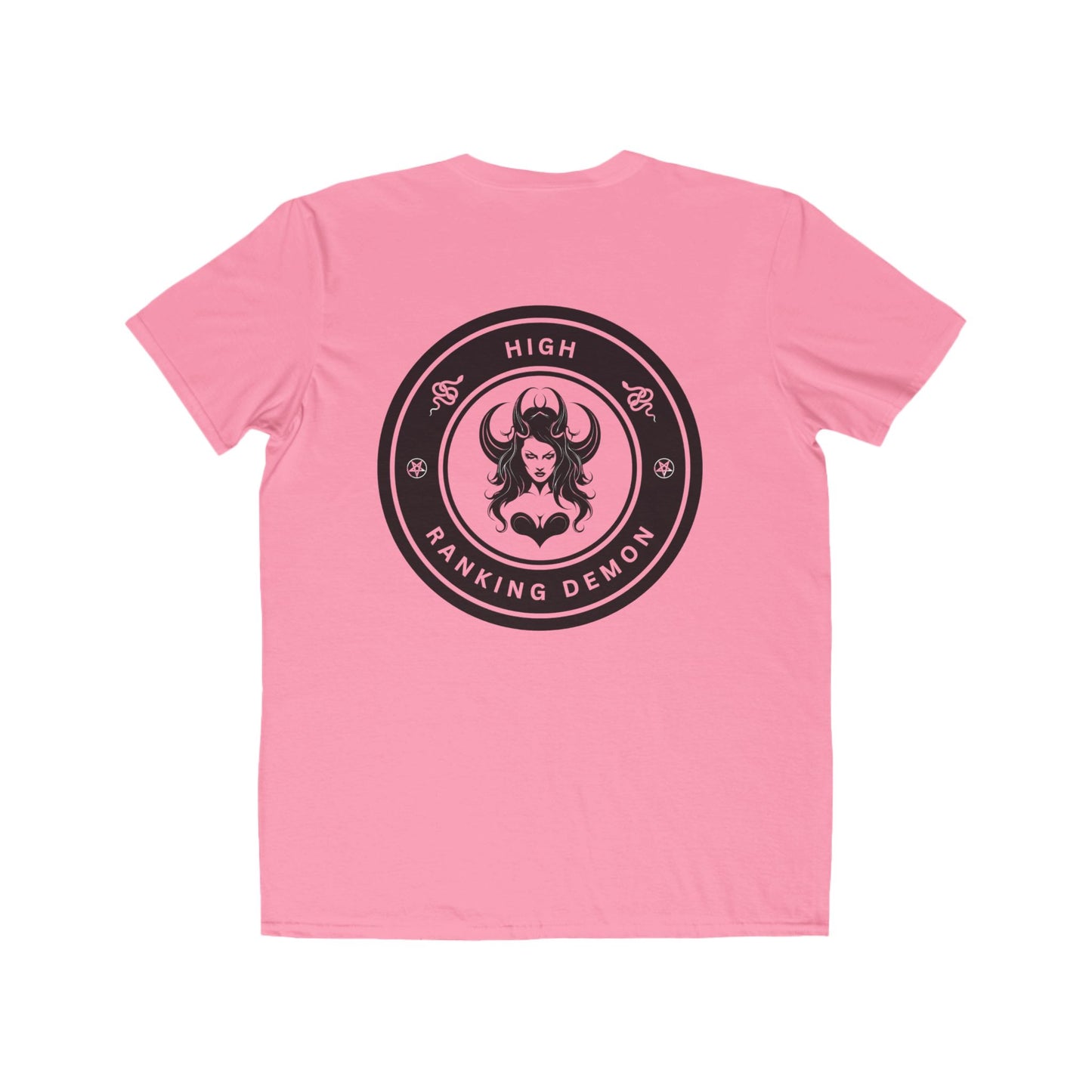 Men's High Ranking Demon Design, Casual Wear, Unique Gift for Geek Culture, Trendy Outfit, Statement Shirt