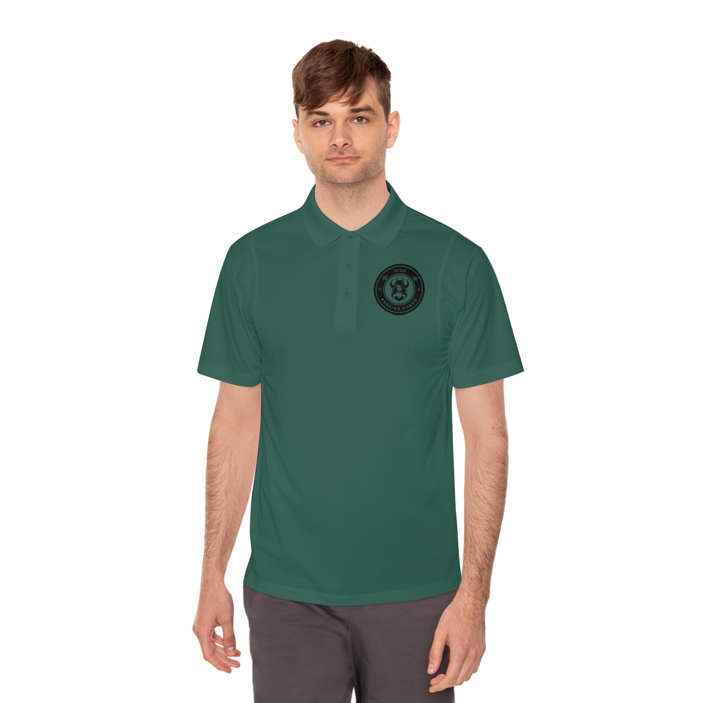 High Ranking Demon Design - Men's Sport Polo Shirt