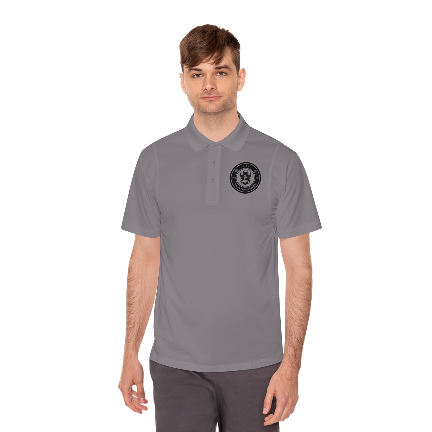 High Ranking Demon Design - Men's Sport Polo Shirt