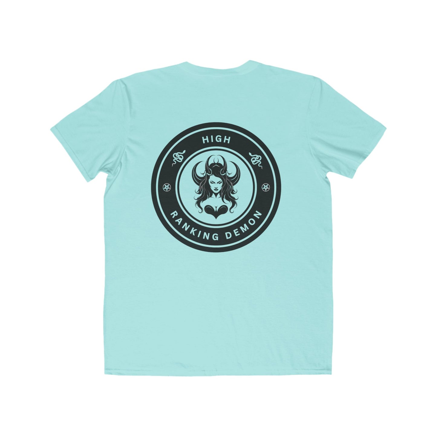 Men's High Ranking Demon Design, Casual Wear, Unique Gift for Geek Culture, Trendy Outfit, Statement Shirt