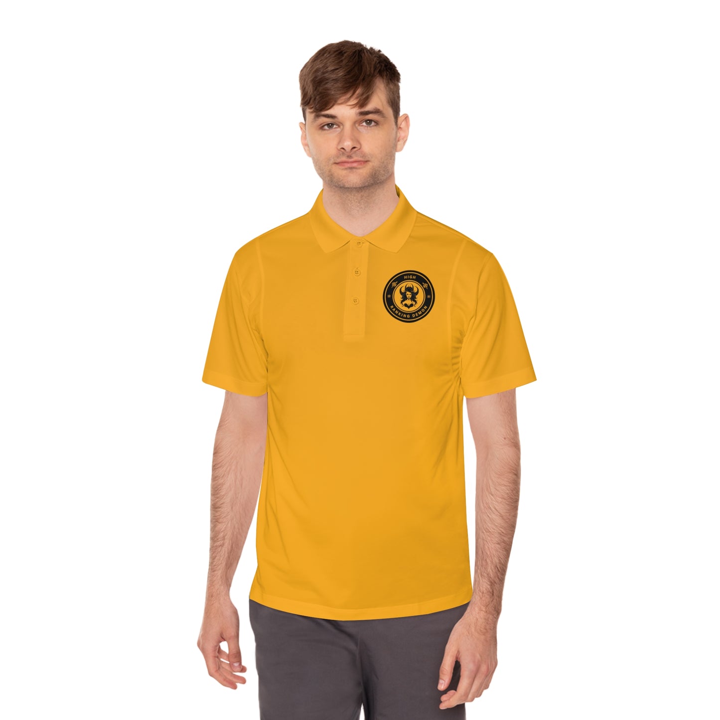 High Ranking Demon Design - Men's Sport Polo Shirt