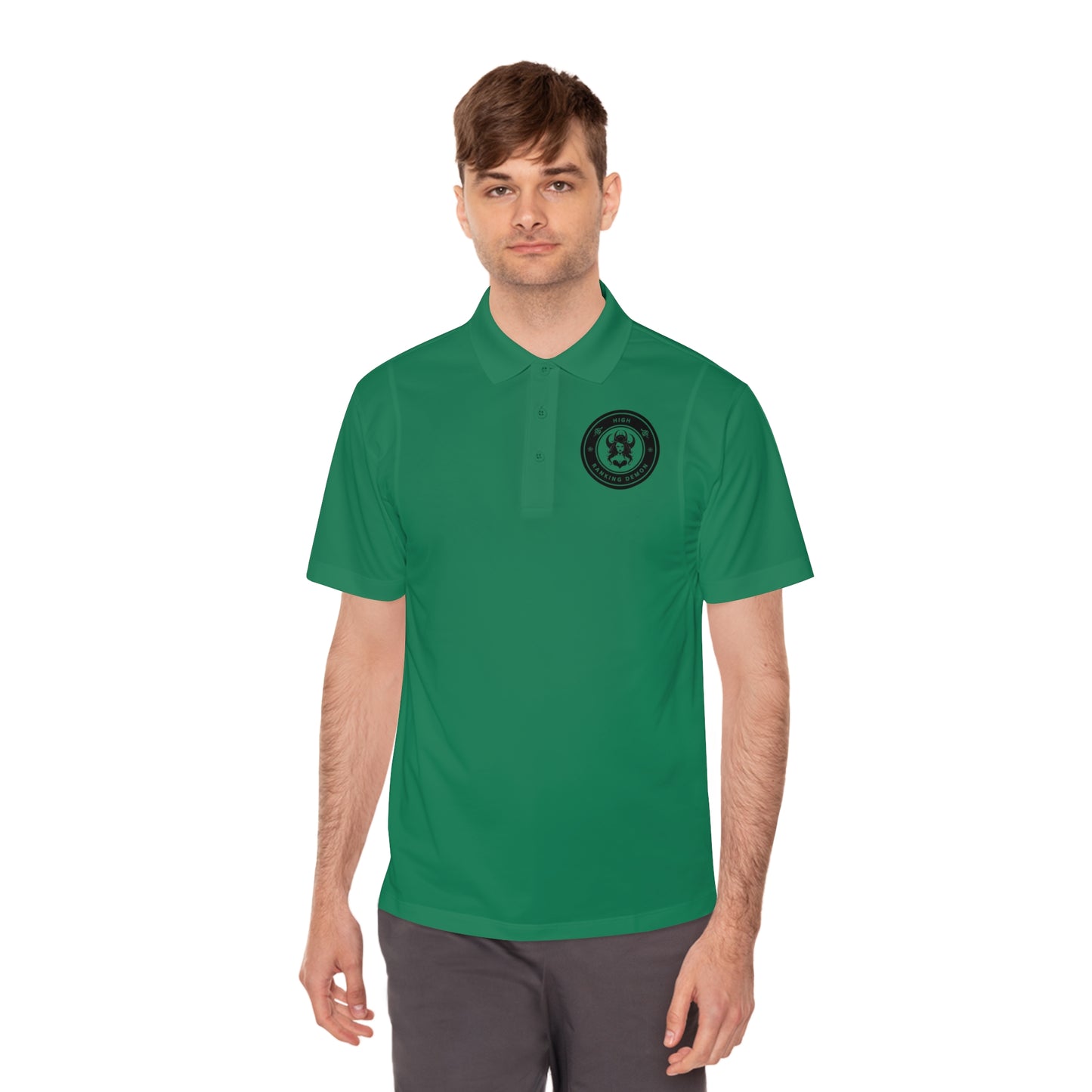 High Ranking Demon Design - Men's Sport Polo Shirt