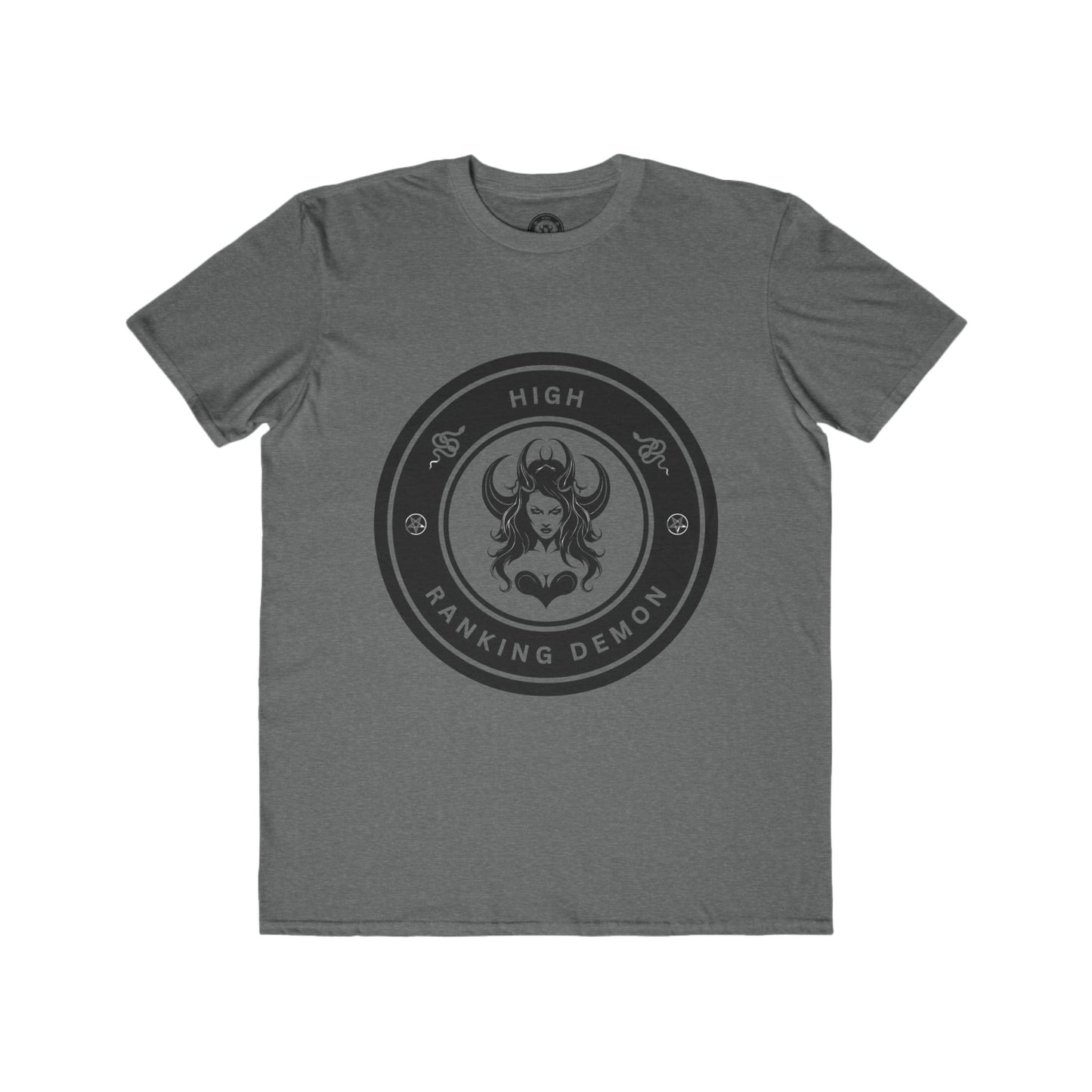 Men's High Ranking Demon Design, Casual Wear, Unique Gift for Geek Culture, Trendy Outfit, Statement Shirt