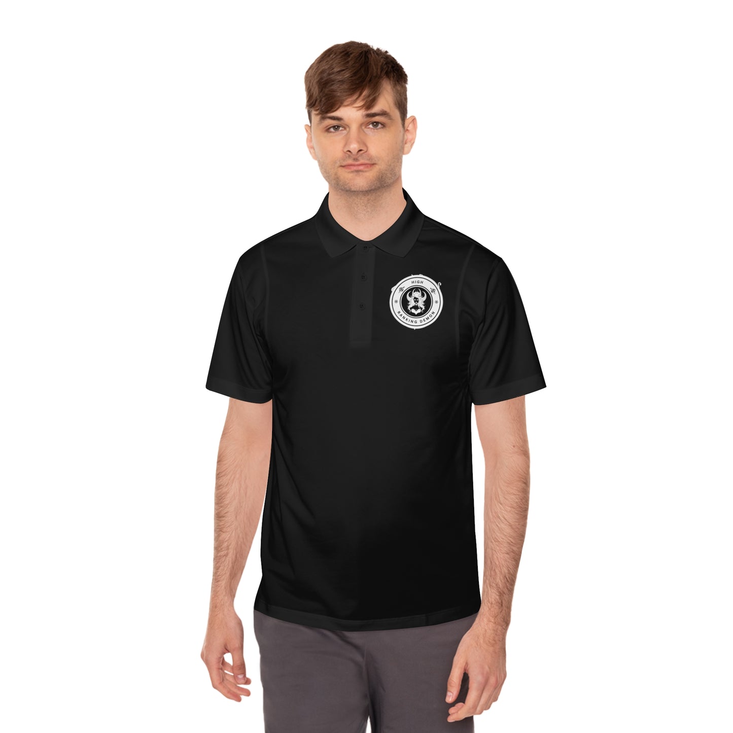 High Ranking Demon Design - Men's Sport Polo Shirt