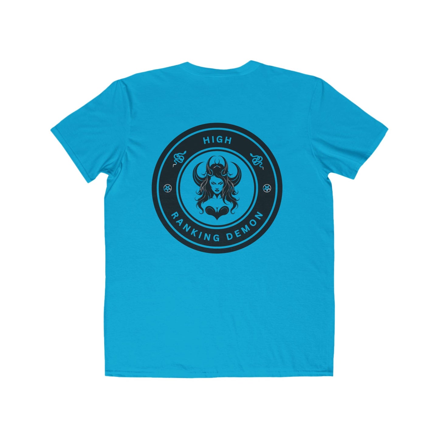 Men's High Ranking Demon Design, Casual Wear, Unique Gift for Geek Culture, Trendy Outfit, Statement Shirt