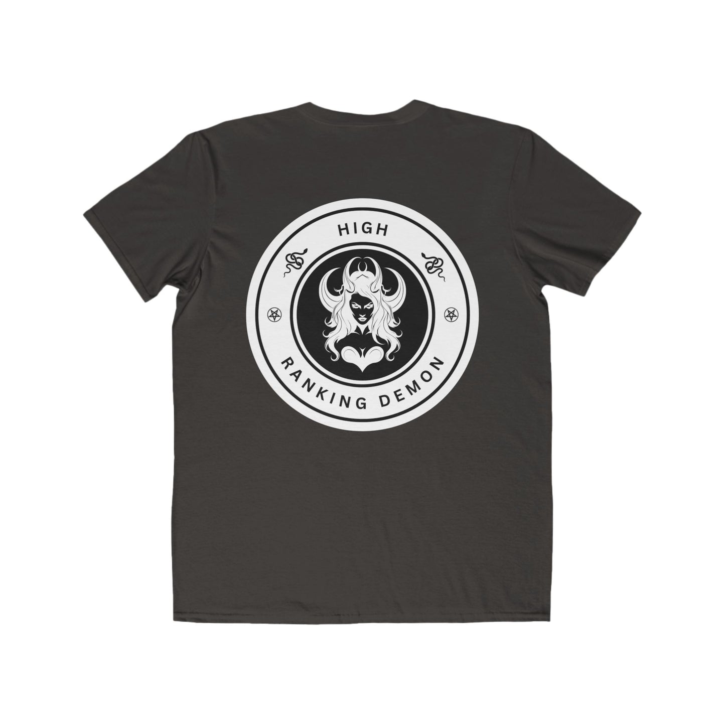 Men's High Ranking Demon Design, Casual Wear, Unique Gift for Geek Culture, Trendy Outfit, Statement Shirt