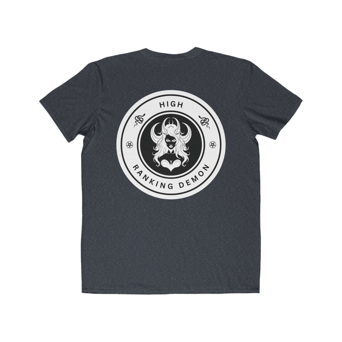 Men's High Ranking Demon Design, Casual Wear, Unique Gift for Geek Culture, Trendy Outfit, Statement Shirt