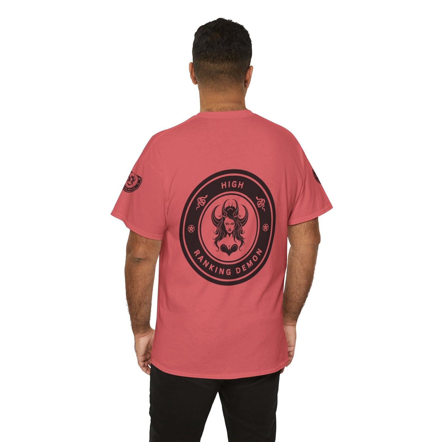 Multi Logo High Ranking Demon Tshirt