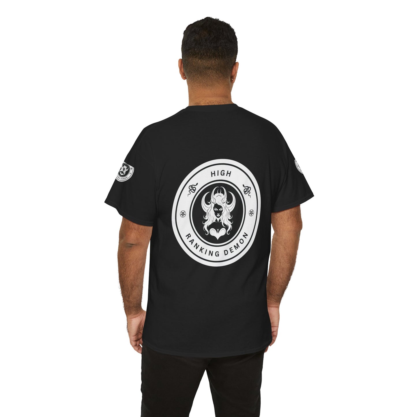 Multi Logo High Ranking Demon Tshirt