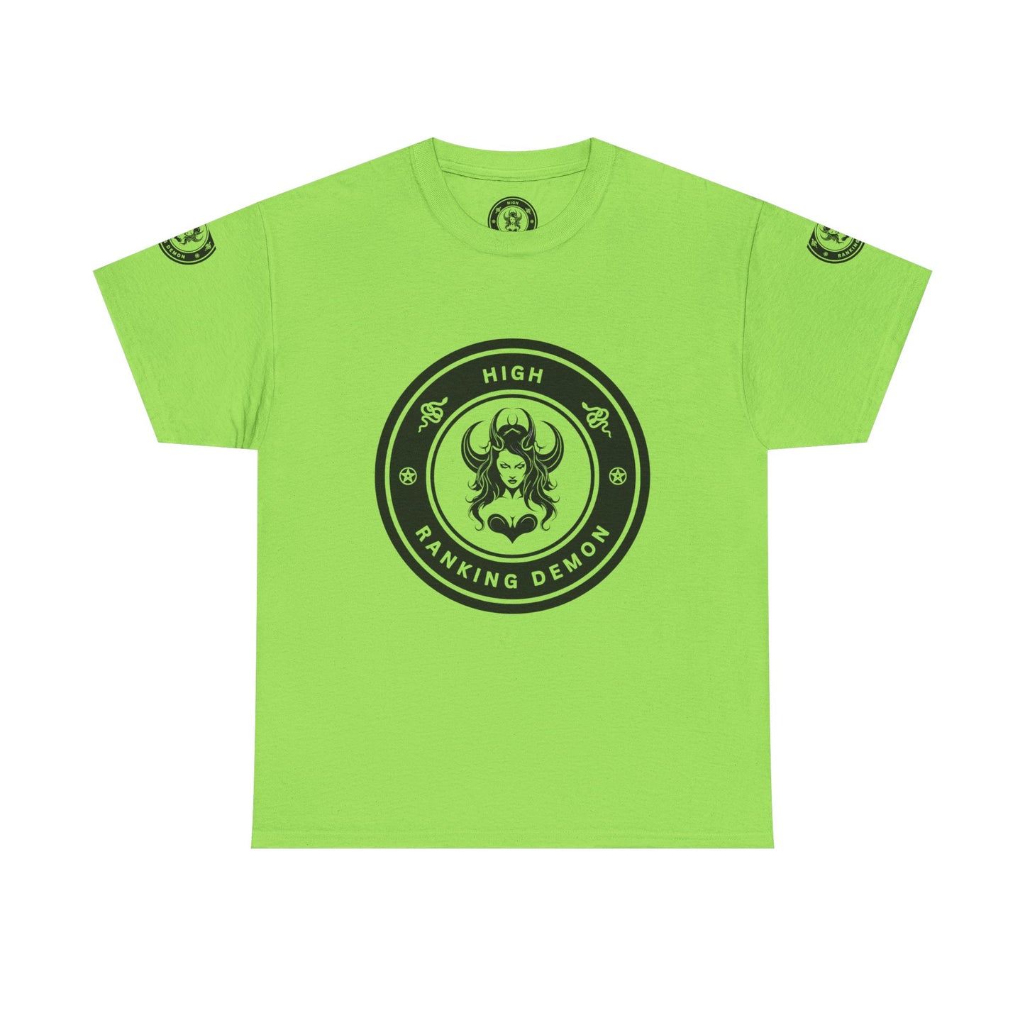 Multi Logo High Ranking Demon Tshirt