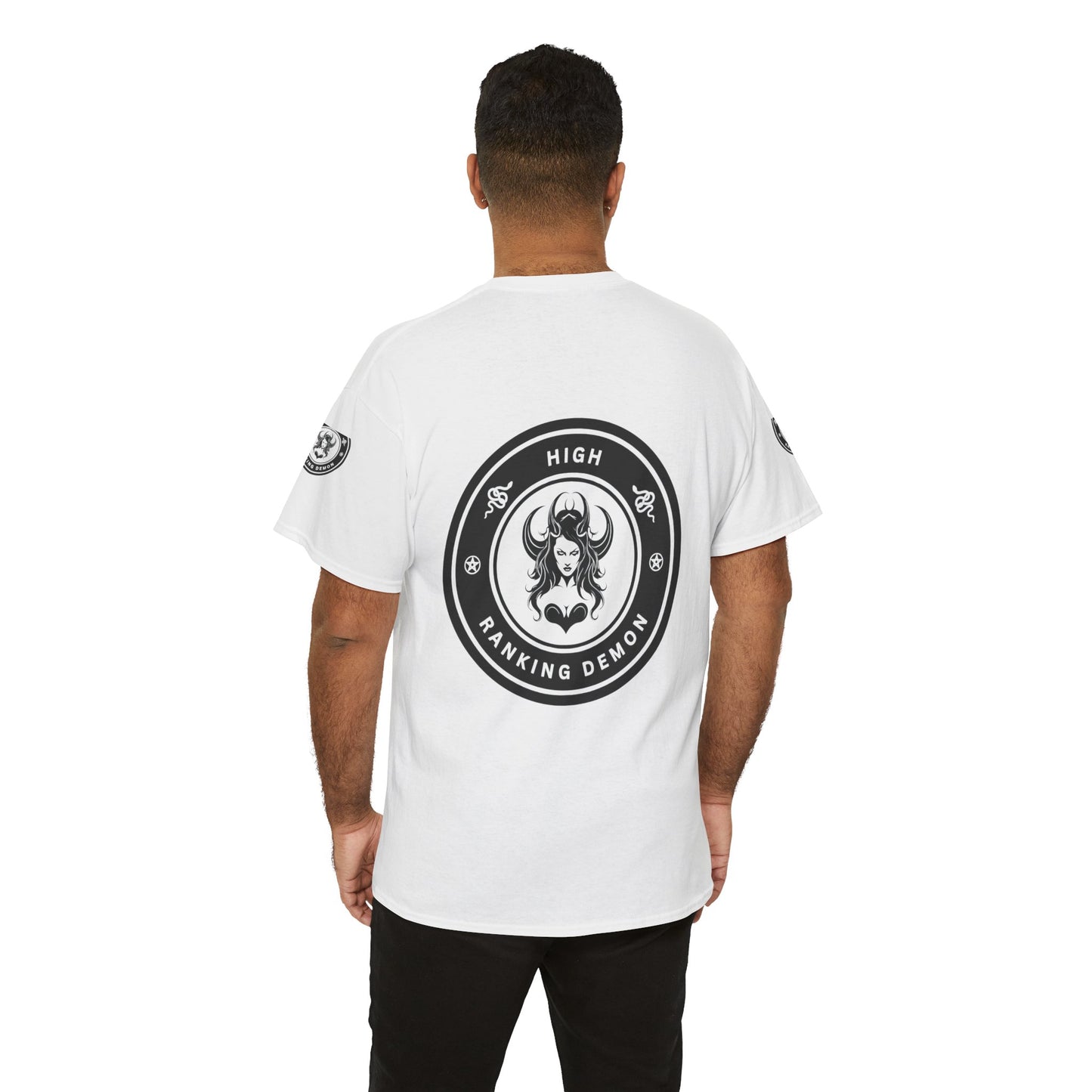 Multi Logo High Ranking Demon Tshirt