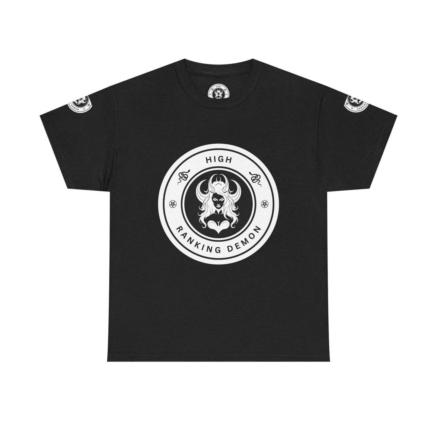Multi Logo High Ranking Demon Tshirt